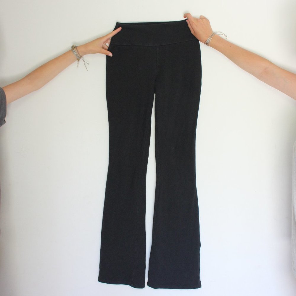 full tilt black flared leggings